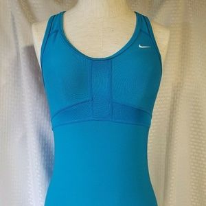 Women's Nike aqua blue tank